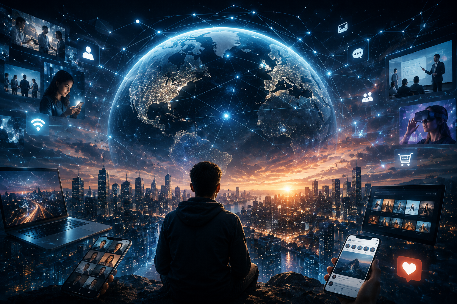 How the internet changed the world